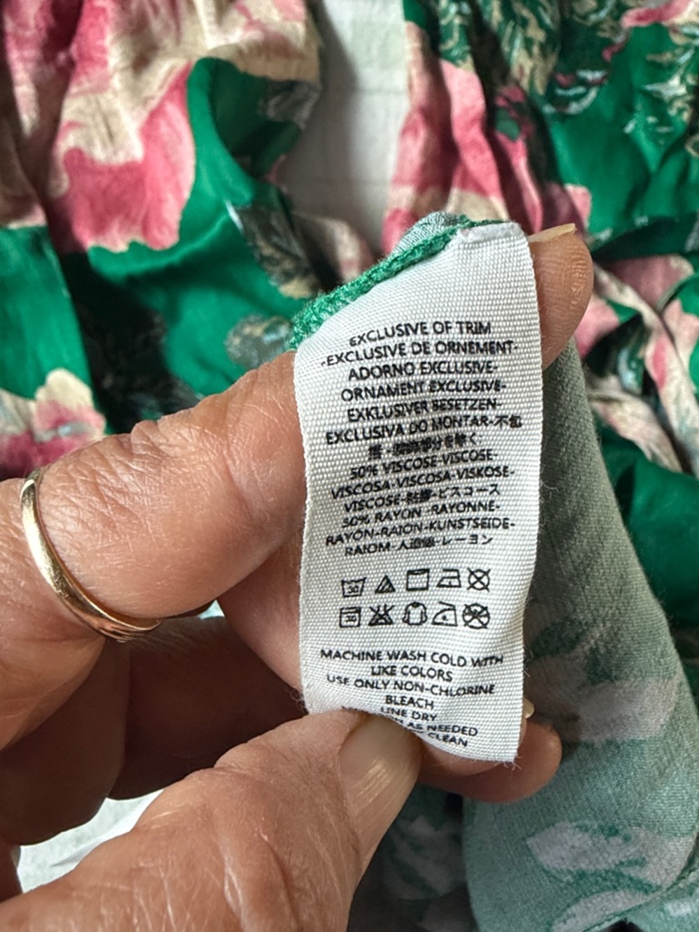 Free PeopleGreen Floral jumpsuit - Picture 5 of 6